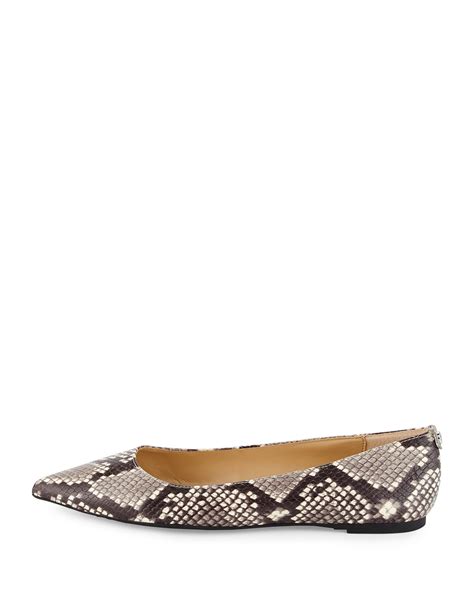 michael kors ballerina flats sale|Michael Kors snakeskin flats.